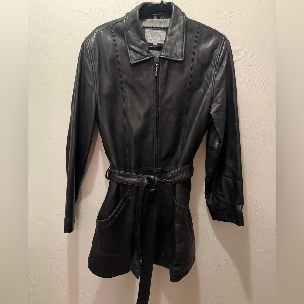 Women's Black Leather Jacket